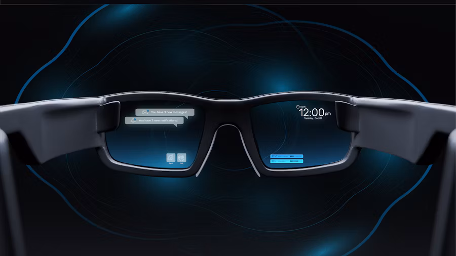 Futuristic tech glasses 